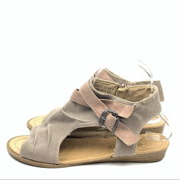 Vanity womens vasa sandals 7 brown zip up booties fairycore cosplay festival - Picture 5 of 12